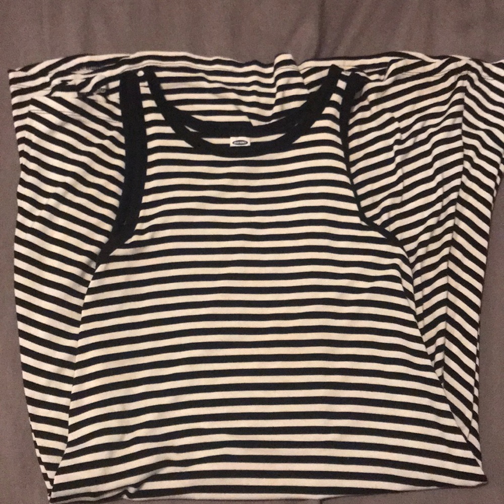 Tank Top Old Navy Striped Long Dress